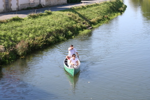 Canoeing on the Marais Poitevin