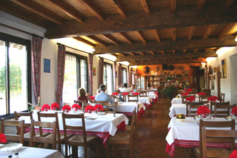 Dining room at La Joletiere