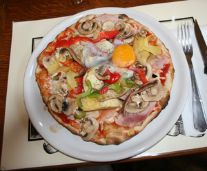 The exotic Pizza