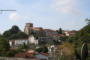 Hill top town of Mouchamps
