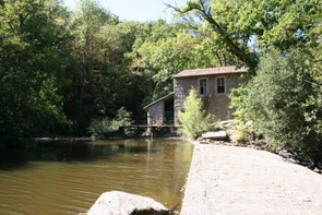 watermill in the park of la Barbinier